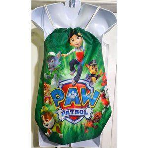 Paw Patrol Drawstring Backpack Trick or Treat Candy Green Halloween Costume Bag